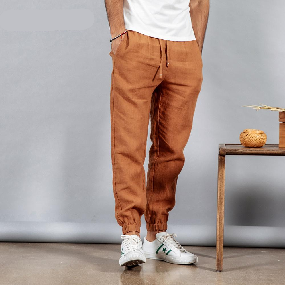 Men's Casual Linen Pants - alanakea
